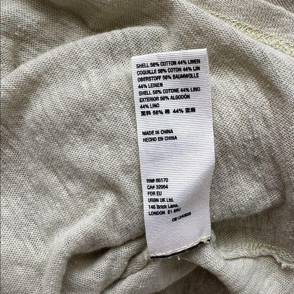 We The Free Cotton Linen Blend Tuxedo Top - Picture 5 of 6